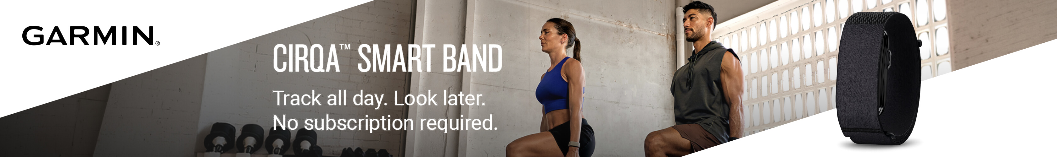 Shop Garmin Cirqa amart band on Runners Need