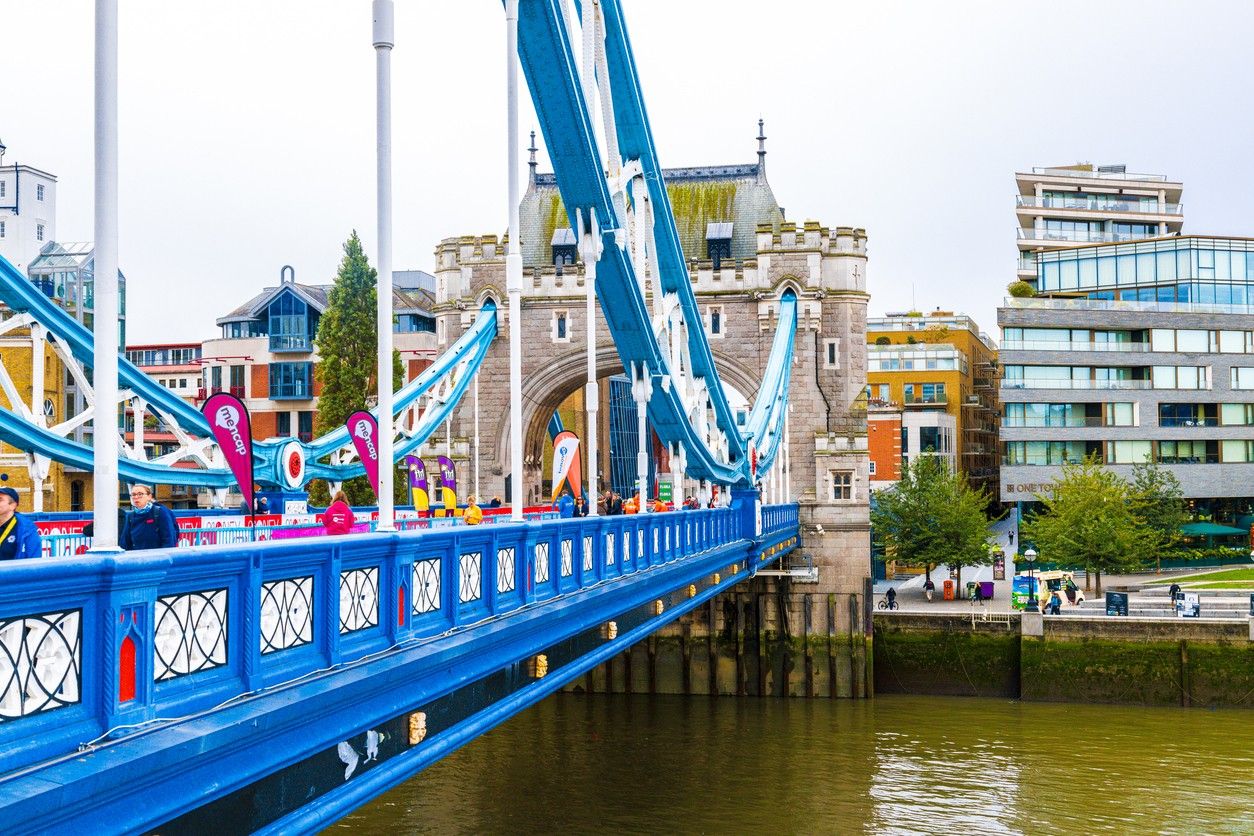 London marathon landmark