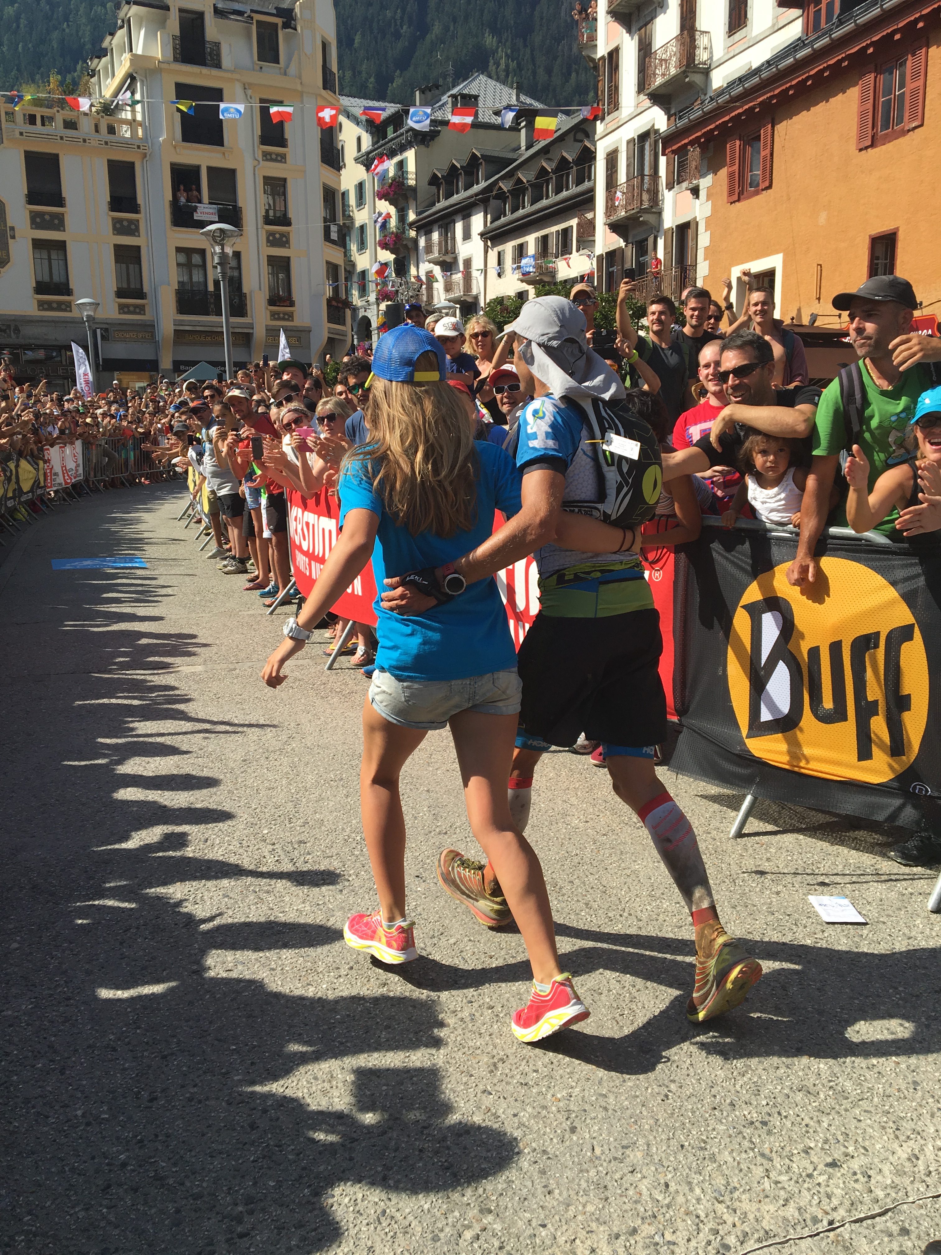 UTMB finish line