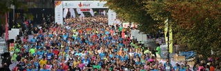 Marathon + Running + People