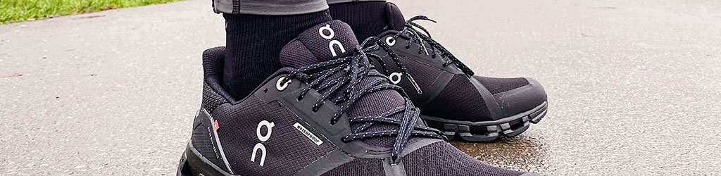 Pair of On running shoes
