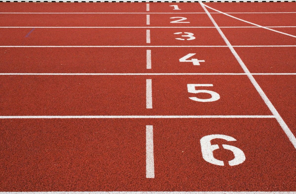 A running track