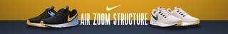 Two pairs of Nike Air Zoom Structure