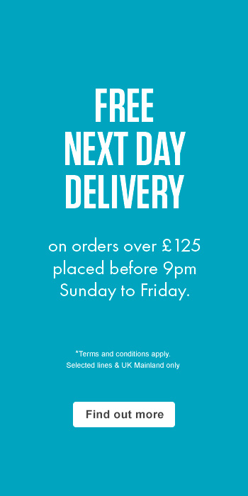 Free Next Day Delivery on orders over £125