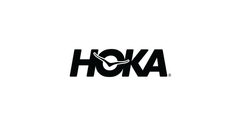 Hoka shoe icon drawing