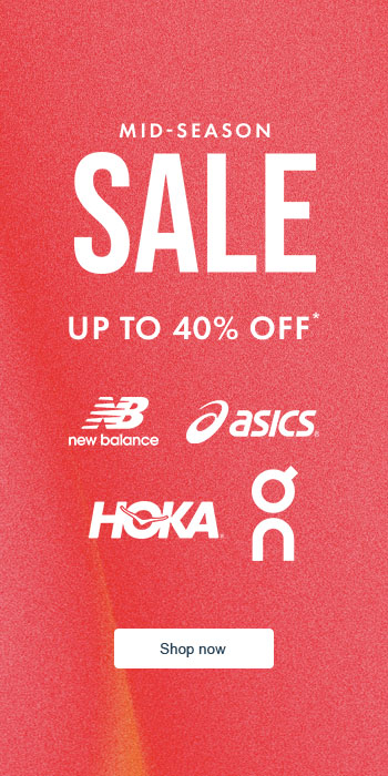 Shop mid-season sale on Runners need 