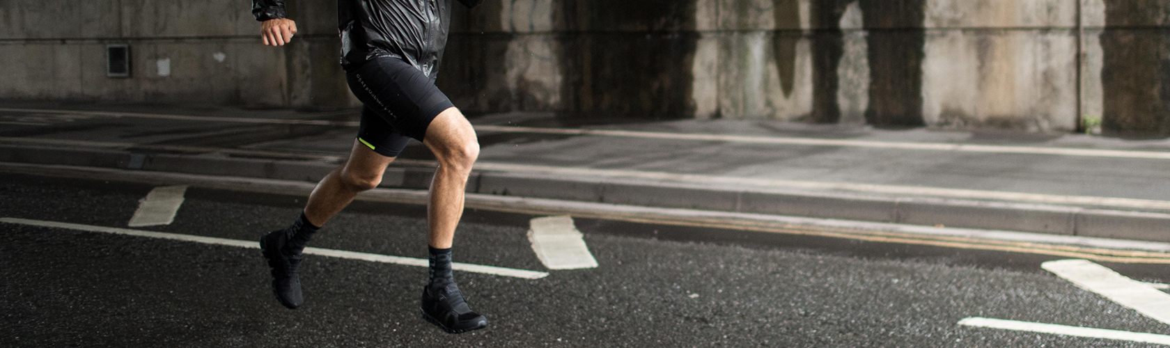 An image of a person on a run